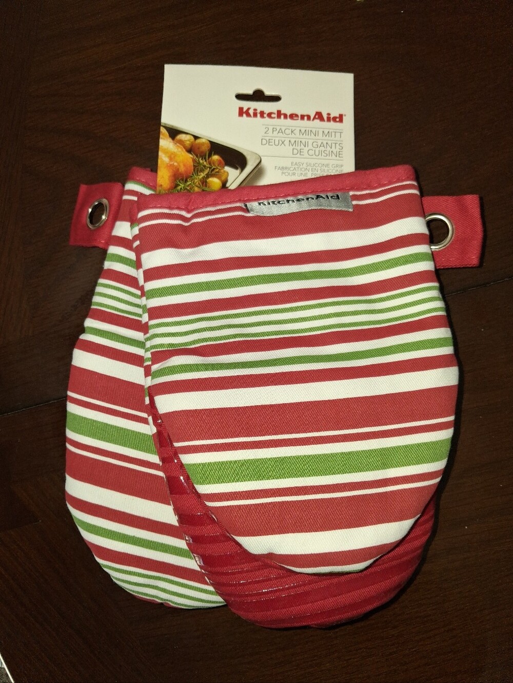 KitchenAid Stripe Mini Oven Mitt Set